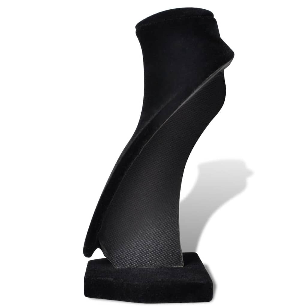 Jewelry Bust Flannel Black 9x8.5x15 cm 4 pcs.