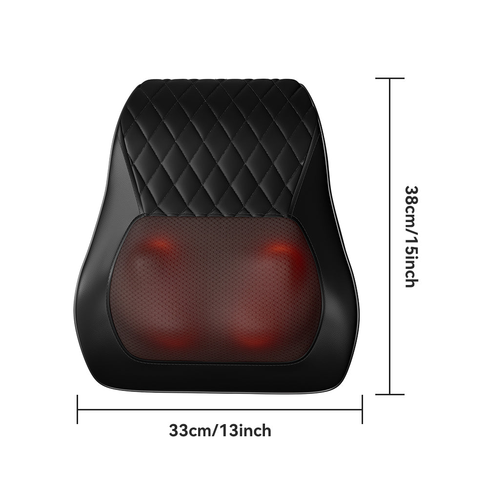 Shiatsu 3D Massage Pillow For Neck, Back & Shoulders Electric Massage Cushion With Heat Function, Ergonomic Design, Ideal For Home, Office & Car Use