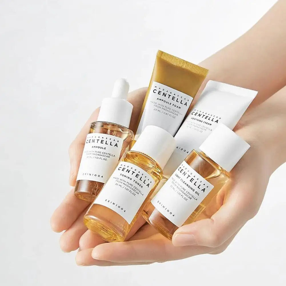 Original Centella Asiatica Travel Kit Redness Moisturising Skin Reduce Dryness Anti Acne Repair Face Damaged Barrier Skin Care