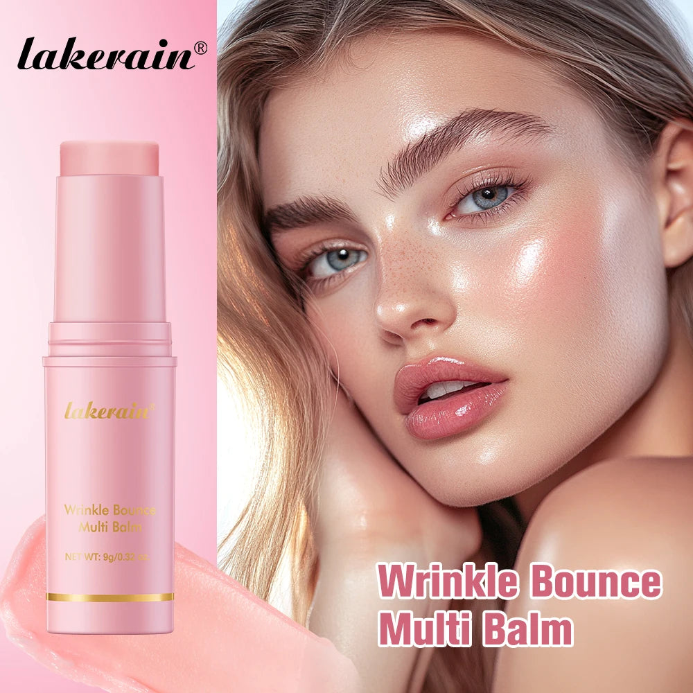 Korean Pink Hydrating Stick Extract Deep Hydrating Facial Skin Multi-functional Pink Balm Stick Skin Care Makeup Base Products