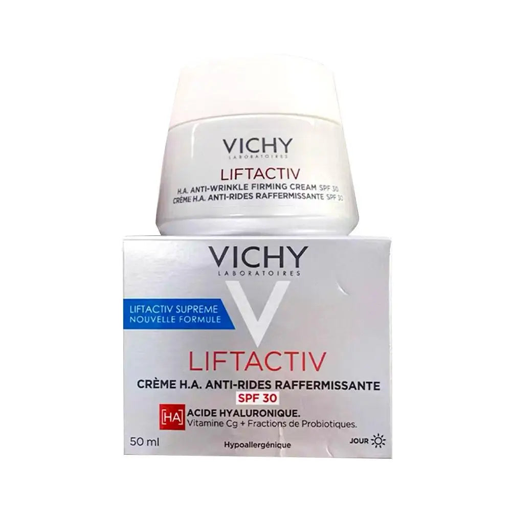 Vichy Collagen Night Cream  Day Cream Dryness Relief Brighten Skin Tone Moisturizes Fades Dark Spots Wrinkles Improves Skin Car