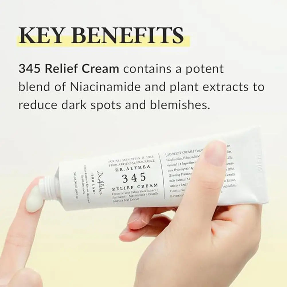 Korean Dr.Althea Skin Care Kit - 345/147 Antioxidant Cream, Gentle Vitamin C Serum, Green Calming, Orange Moisturizing Skin Care