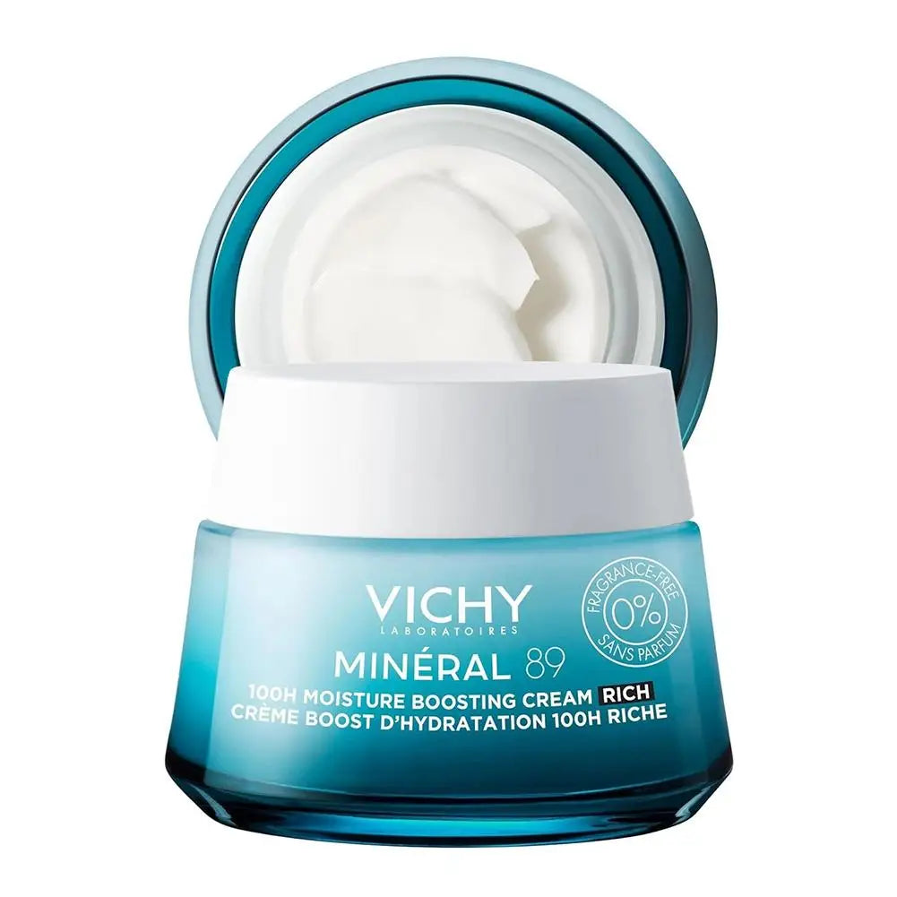 Vichy Collagen Night Cream  Day Cream Dryness Relief Brighten Skin Tone Moisturizes Fades Dark Spots Wrinkles Improves Skin Car